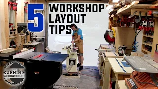 Workshop Design - 5 Keys to a Small Shop Layout | Evening Woodworker