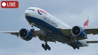 🔴LIVE🔴- London Heathrow - 3 A380 Departures in a Row @3:43:50 #livestream #live #aviation