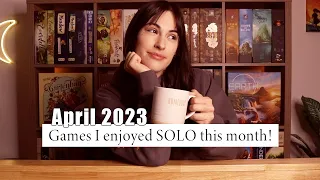 Games I enjoyed solo in April! | NEW TBGG solo challenge game! | SOWING SOLO