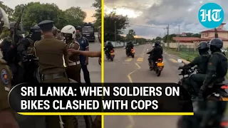 SL Army vs Cops: How soldiers on bikes clashed with police amid worsening economic crisis