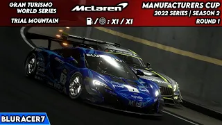 Gran Turismo 7: GTWS Manufacturers Cup | 2022 Series, Season 2 - Round 1 | McLaren