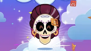 Disney Emoji Blitz gameplay with Imelda from Coco (power level 5)