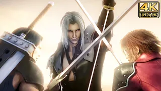 Sephiroth vs Genesis vs Angeal (Remastered) Crisis Core: Final Fantasy VII REUNION @ 4K ✔