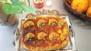 everyone is looking for this new Year's eve cake recipe🌲! Simple and delicious -Tangerine cake