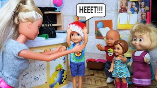 TAKE OFF YOUR HAT! DID YOU DYE YOUR HAIR? #Cartoons with dolls #Barbie fun #school Katya and Max