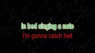 White Stripes - Catch Hell Blues (lyrics on screen)
