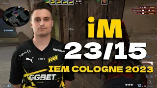 CSGO POV NAVI iM (23/15) vs FaZe (MIRAGE) @ IEM Cologne 2023