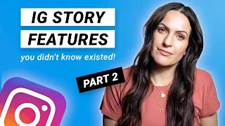 INSTAGRAM STORY FEATURES You didn't know existed! PART 2