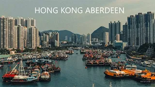 Spectacular Aberdeen Hong Kong Cinematic Aerial View