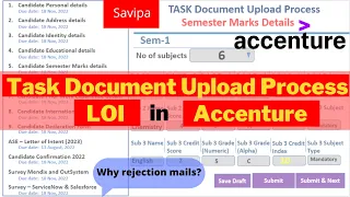 LOI | Task | Accenture | Document Upload Process