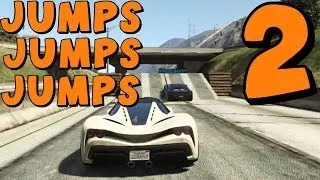 GTA 5 | Online Custom Races | Jumps Jumps Jumps 2!