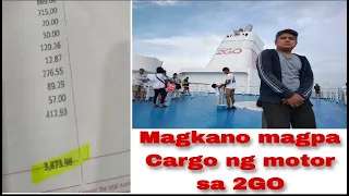 MURA AT SULIT MAGPA CARGO NG MOTOR PAPUNTA SA CEBU VIA 2GO