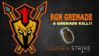 RGN GRENADE: 6 Grenade Kill!! - Modern Strike Online Gameplay - SpartanST9