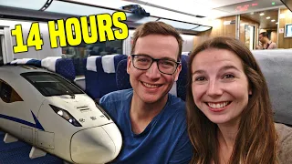 14 HOURS ON A CHINESE BULLET TRAIN (Shanghai to Chengdu) | China Travel