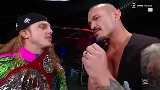 Randy Orton and Matt Riddle backstage conversation wwe raw August 23 ,  2021