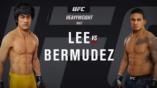 UFC Bruce Lee vs. Dennis Bermudez Cook the wrestling power.