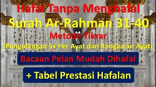 Hafal Tanpa Menghafal Surah Ar-Rahman Ayat 31- 40 | Metode Tikrar (Part 4/8)