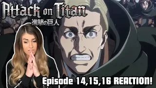 PERFECT GAME! Attack on Titan Season 3 Episode 14, 15, 16 REACTION!