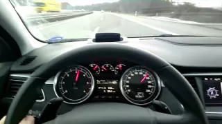 Peugeot 508 GT Limousine 2.2 - 205 Ps 3 gear 50 - 200 acceleration [Super HD View]