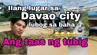 Davao city lubog sa baha