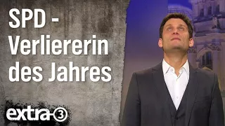 Christian Ehring: SPD - Verliererin des Jahres | extra 3 | NDR