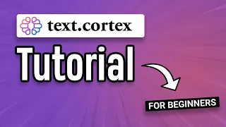 TextCortex Tutorial for beginners in 2024 | Use TextCortex for AI writing