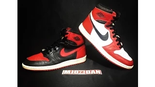 The 1985 Original Air Jordan 1 Banned Bred