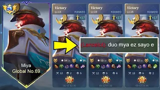 MIYA BEST BUILD FOR EASY SOLO RANK UP + WIN STREAK!!😱(Must try) Top 1 Global Miya!! - mlbb