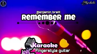 Remember me - Ost coco (benjamin bratt) | karaoke fingerstyle guitar | acoustic cover lyrics