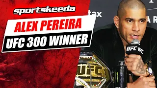 Alex Pereira recaps his knockout win over Jamahal Hill