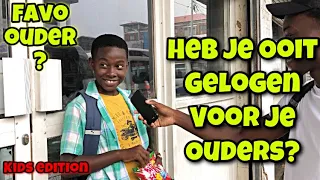 Grootste Leugen Voor Je Favo Ouder? **KIDS EDITION**