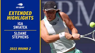 Iga Swiatek vs. Sloane Stephens Extended Highlights | 2022 US Open Round 2