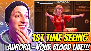 Will Reacts | AURORA - Your Blood (Live Debut) [Beijing Meet & Greet]