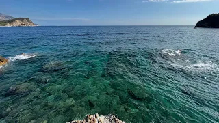 MOGREN BEACH | BUDVA (4K Walking Tour August 2022) Montenegro 🇲🇪