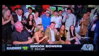 Las Vegas Raiders 13th pick 2024 NFL Draft Select TE Brock Bowers Georgia #lasvegasraiders