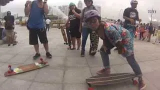 2013  New Year Eve Bomb - feat longboard Girls Crew