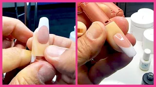 YN NAIL SCHOOL - How to Create the PERFECT French Acrylic Nails