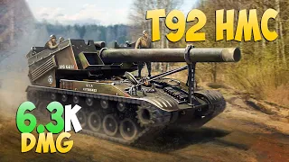 T92 HMC - 2 Frags 6.3K Damage - Worker! - World Of Tanks