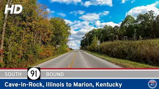 Kentucky Route 91: Cave-In-Rock to Marion | Drive America's Highways 🚙