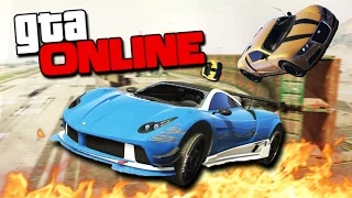 GTA 5 Online (Гонки + УГАР) - Невероятные рампы! #104