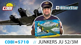 Cobi® 5710 ✈️ Junkers JU-52/3M "Tante Ju" ▶️ Speedbuild, Facts, Review 💬 | 🖖 BloxxStar (Deutsch)