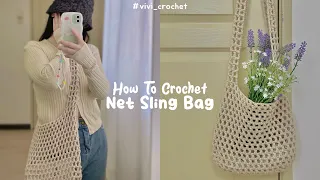✨How To Crochet Net Bag | Summer Bag✨