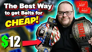 Best Way to get Wrestling Belts for CHEAP!