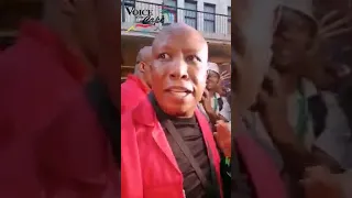 SONA 2023 | EFF Leader JULIUS MALEMA addresses the media after been thrown out of the parliament