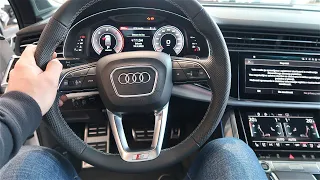 2022 AUDI Q7 50 TDI S line Quattro - Startup & Exhaust sound (V6 TDI)