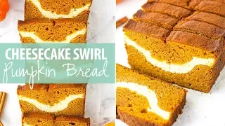 Cheesecake Swirl Pumpkin Bread