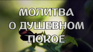 Молитва о душевном покое