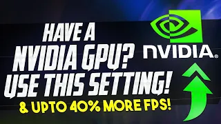 🔧 Increase FPS in ANY GAME using this NEW Nvidia Setting! *UPTO 30% MORE FPS* ✅