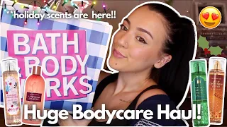 🤑Bath & Body Works Total Body Care Sale Haul!! Holiday Scents are HERE!!!🎄