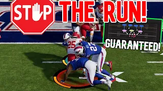 🛑STOP THE RUN, GUARANTEED!💯 Most Overpowered Run Defense in Madden NFL 22! Best Plays Tips & Tricks